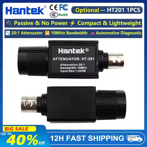 Hantek HT201 20:1 10MHz Oscilloscope Attenuators Passive Attenuator for Automotive Oscilloscope Diag