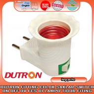 DUTRON FITTING COLOK SWITCH ON OFF DV FCS 01 BED LAMP FITTING FITTING FITTING SWITCH LAMP PLUG ROTAT