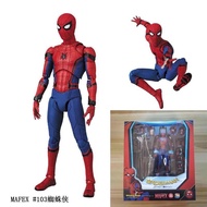 Movie Anime MAFEX No103 Spider-Man Heroes Return Action Figure Toy Boxed Model Figure