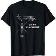 Summer Trendy Men's T-shirt UH 60 Blackhawk US Army Aviation Multifunctional Helicopter T-shirt