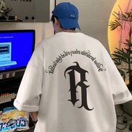 S - 6XL XXXXXXL T-Shirt BIG Size Jumbo T-Shirt Logo R 2XL 3XL 4XL 5XL 6XL Korean Style T-Shirt Overs
