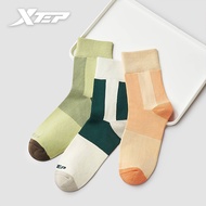 XTEP Women Socks Comfortable Fashion Casual Three Pairs