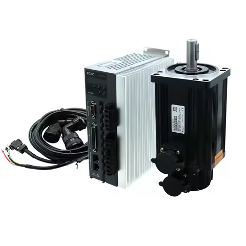 HLTNC 110SG M06030 220V 1.8KW 6Nm 3000Rpm Nema42 AC Servo Motor Kit With XP200 Driver 2500line Encod