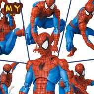 CT Toys Spiderman Figure Mafex 185 Miles Morales 2099 Classic Costume Spider-Man Action Figure Anime