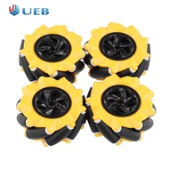 ยางหลายทิศทางล้อด้านซ้าย/ขวา Omni-ล้อควบคุมทิศทาง48/60/80มม. ความแข็งสูงสำหรับ TT Motor รถหุ่นยนต์อั