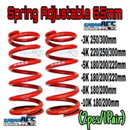 (2pcs) Spring Adjustable 65mm Spring Rate 10K/8K/6K/5K/4K/3K 180mm - 300mm