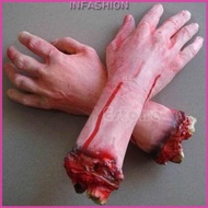 INF Haunted House Decoration Fake Hand Finger Arm Halloween Home decoration Supplies