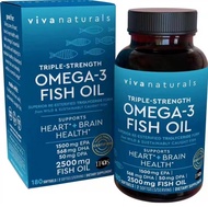 Viva Naturals三倍Omega-3深海魚油180粒
