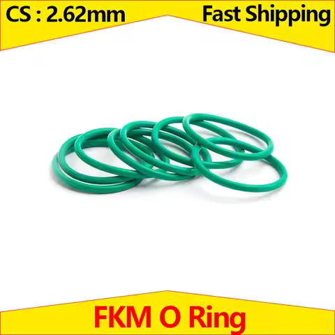 CS 2.62mm FKM O Ring,Fluorine Rubber O-Ring Gasket, Mechanical Seal Washer,Sealing Ring, ID 6.02mm -