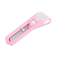 Mohamm Pink Mini Pocket Sized Craft Wrapping Box Paper Envelope Cutter Utility Knife Letter Opener Student Art Supplies
