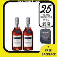 Martell Cordon Bleu Cognac 35cl Twin Bottles w Gift Box - Free Simply Alcohol Backpack