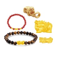 CHOW TAI FOOK 999 Pure Gold Pendant / Charms / Bracelets