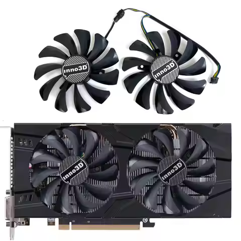 2FANS/SET 85MM 4PIN INNO3D GTX 1060 6GB X2 Video card cooling fan，For INNO3D GTX 1060 3GB X2 Video c