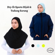 Sports Hijab/Tudung Sarong ZUJISU Supermicrofibre Tudung Sukan All Day
