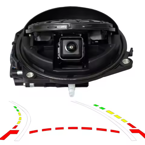 Parking CCD HD Dynamic Logo Flipping Rear View Camera Emblem Reversing Badge Backup for Golf 6 7 MK5