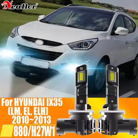 2x H27 880 Led Headlight Canbus No Error Car Bulb High Power H27W1 White Fog Light Diode Lamp 12v 55