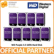 WD Purple Surveillance 3.5" Internal SATA HDD, 4TB / 6TB / 8TB. Singapore Warranty