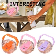 INTERESTING Cup Lid, Multicolor Replacement Bottle Lid, Portable Splash Spill Proof Transparent Wate