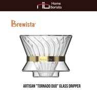 Home Barista Glass Coffee Dripper Brewista Artisan Tornado Duo Brand