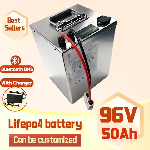 King-lithium 96v 50Ah Lifepo4 battery pack BMS 32S 102V for AGV inverter vehicle scooter Motorcycle 