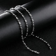 Exquisite Wild Round Beads Column Titanium Steel Chain / Steel Chain (0.2 / 0.24 Cm)