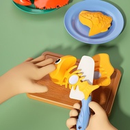 Pretend Play Kitchen Accessories With Storage Basket For Toddlers, Educational Play Food E4l7