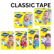 Drypers Classic Tape S70/M54/L50/XL44/XXL40