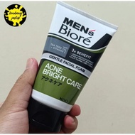 Biore men gentle facial wash acne bright care 100 grams