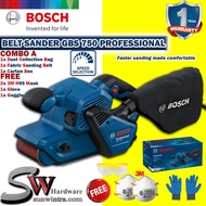 Bosch BELT SANDER GBS 750 PROFESSIONAL GBS750 F.O.C 3M Mask & Gift