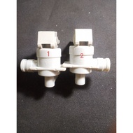 1 set of original cosmos dispenser taps, (No. 1 and No. 2) Press dispenser taps