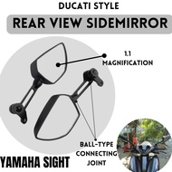 Motorcycle Side Mirror for YAMAHA SIGHT| Ducati Style Rear Side Mirror