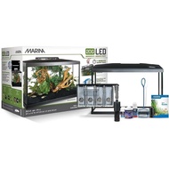 Complete 20 Gallon Aquarium Kit With Led, Ready-to-use Fish Tank For Freshwater Species