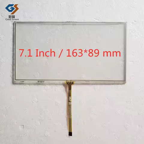 7.1 Inch New For TM068RDS02 Car DVD MP3 MP4 Resistive Touch Screen Digitizer Sensor External Glass P