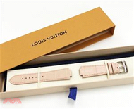 【Louis Vuitton 路易威登】R15082 鱷魚錶皮帶(粉紅)
