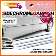 Toyota Alphard / Vellfire 2008-2014 Door Panel Liner Chrome side door moulding ANH20 AGH20 AH20 accessories chrome cover