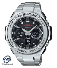 *New* Casio G-Shock GST-S110D-1A G-STEEL Analog-Digital World Time 200M Men's Watch
