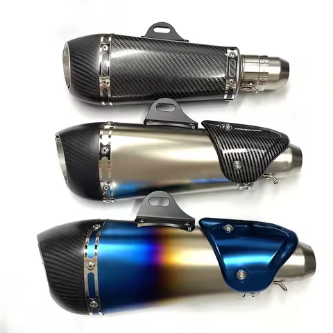 Universal 51mm motorcycle exhaust alpha muffler for R3 MT07 FZ1 R6 R15 ZX6R ZX10 Z900 Z400 1000 CBR1