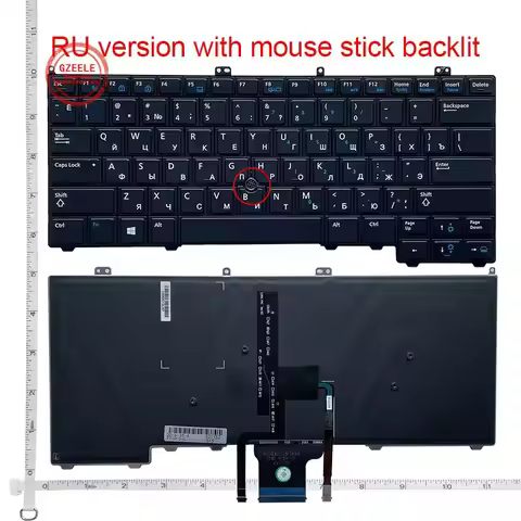 RU/UK/SP/LA NEW for DELL For Latitude E7440 E7420 E7240 E7420D 12-7000 russian laptop Keyboard with 