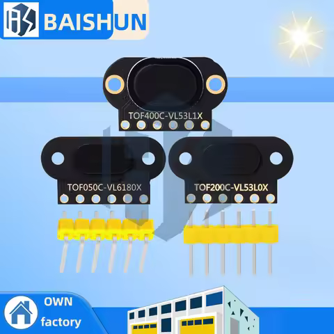 VL6180/VL53L0X/VL53L1X Time of Flight (ToF) Laser Ranging Sensor Module TOF050C TOF200C TOF400C 50CM