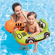Intex Kiddie Swim Floats With Leg Holes Fire Truck / Crane IT 59586NP / Pool Cruiser Fish IT 59380 (