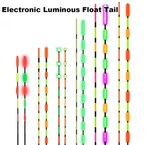 1pc Super Bright LED Fishing Smart Float Top Ultra Sensitive Luminous Electronic Floats Buoy Bite Ho