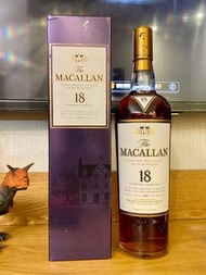 Vintage 1995 Macallan 18 Year Old Sherry Oak Single Malt Scotch Whisky
