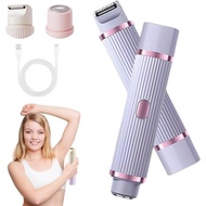 Bikini Trimmer Women, Lady Shavers for Women Pubic Hair,2-in-1 Electric Shaver Rechargeable,Intimate