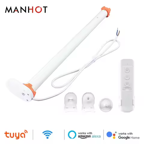 Tuya WIFI smart Roller Shutter Blinds drive for 36mm 38mm Tube Electric Curtain motor Smart life App