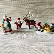 Department 56 Heritage ‘90’s North Pole Santa's Little Helpers Porcelain Xmas Village Decor