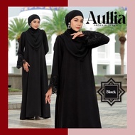 BYREEFA ABAYA AULLIA | ABAYA DRESS LOOSE CUT | JUBAH DRESS | JUBAH MUSLIMAH LACE | DRESS MODEN | FLOWY DRESS MUSLIMAH