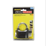 HITAM New!! alarm padlock padlock - Black Motorcycle padlock - alarm Home padlock