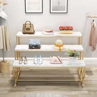 Iron Art Display Rack Step Ladder Flowing Water Table Multi-layer Shoe Store Floor-standing Bag Clot