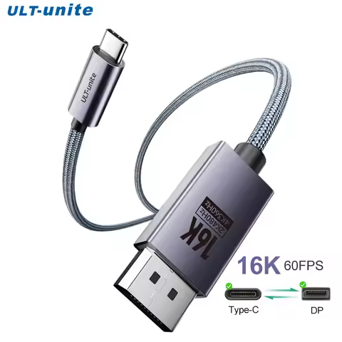 16K Type-C to DP Cable,8K 2K480Hz for Esports USB C to DisplayPort Gaming Cable for RTX 4070/4060/30