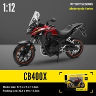 CCA 1/12 Honda CB400X Diecast Motorcycle Model - Realistic Design Ideal for Bike Enthusiasts Perfect